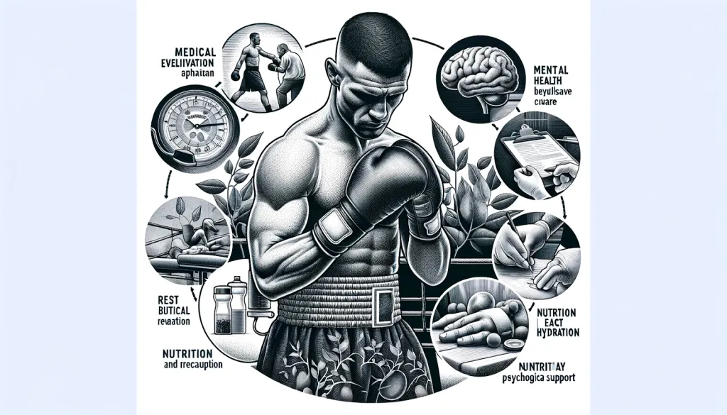 Комплексное восстановление боксёра после боя: Медицинская оценка, физиотерапия, питание и психологическая поддержка