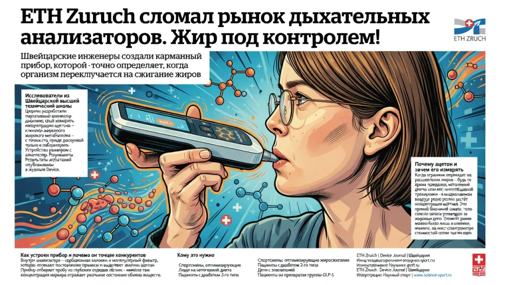 ETH Zurich сломал рынок дыхательных анализаторов. Жир под контролем!
