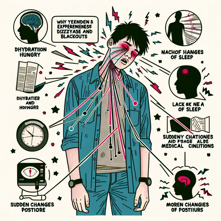 Почему темнеет в глазах и кружится голова у подростка